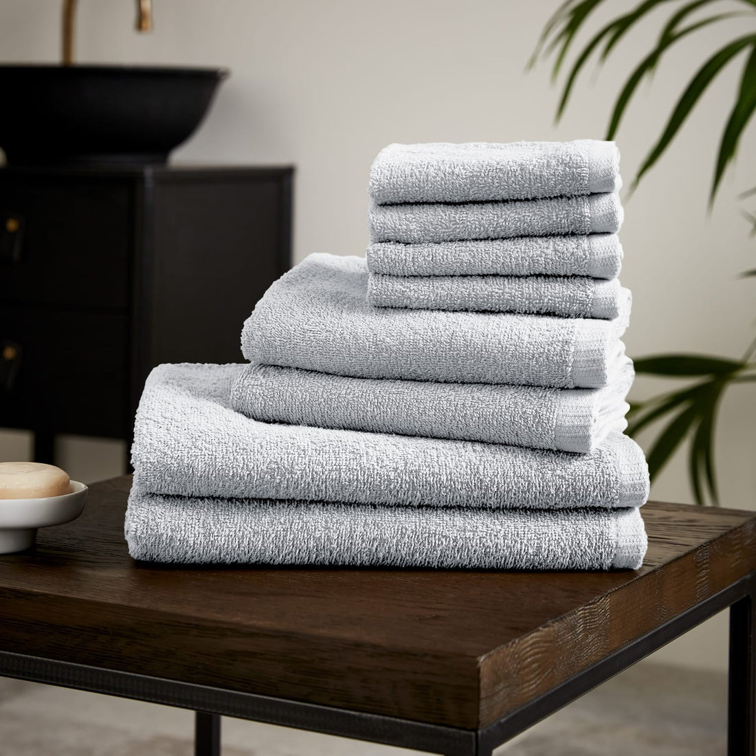 Catherine Lansfield Quick Dry 400gsm 2 Piece White 100% Cotton Bath Sheet Towel Bale