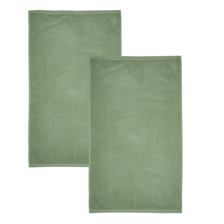 Catherine Lansfield Quick Dry 400gsm Towel Sage 100% Cotton