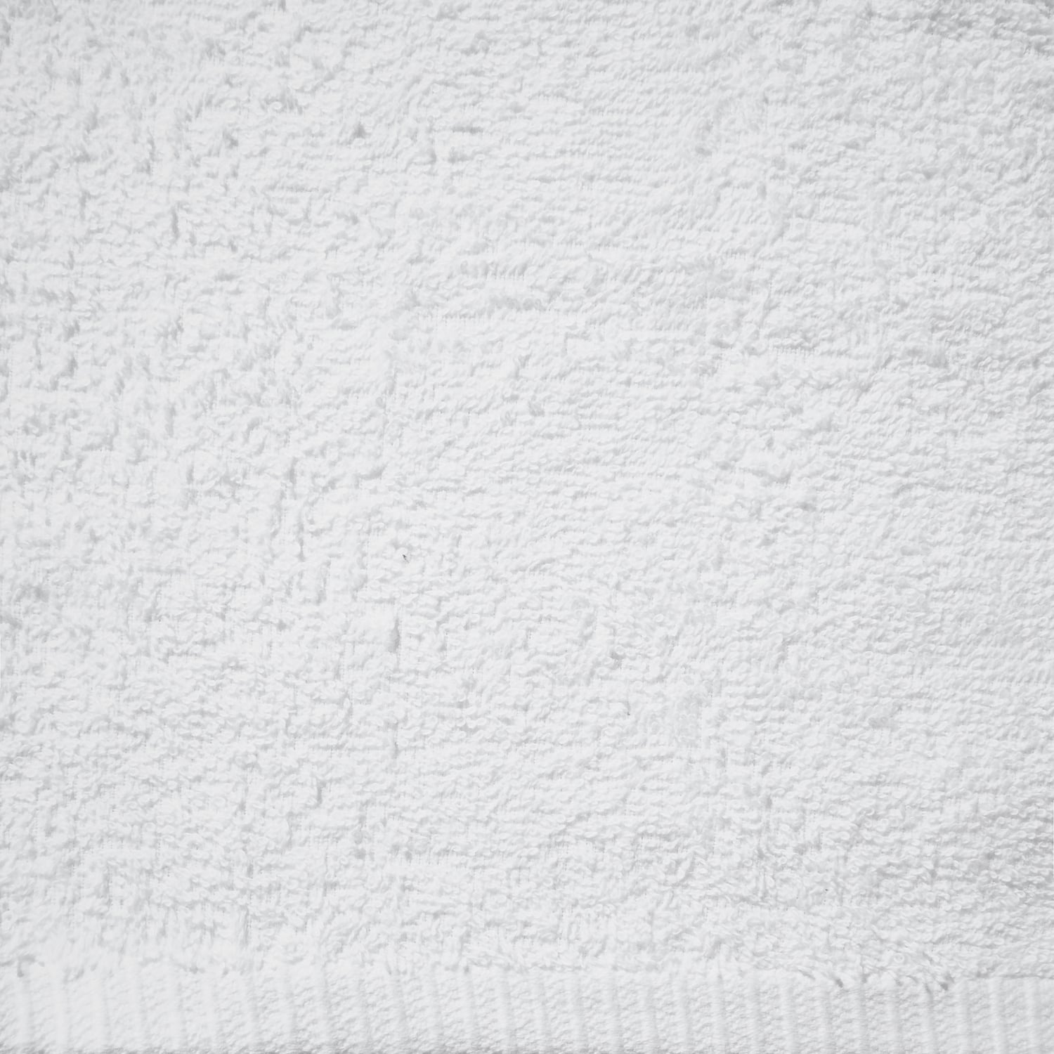Catherine Lansfield Quick Dry Cotton Face Cloths 4 Pack 30x30cm - White - Quick Dry Face Cloth 4 Pk White