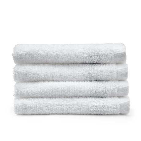 Catherine Lansfield Quick Dry Hair Turbans Pack of 2 - White - Quick Dry Face Cloth 4 Pk White