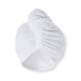 Catherine Lansfield Quick Dry 400gsm 2 Piece Bath Sheet Towel Bale - White - Quick Dry Hair Turban Pair White