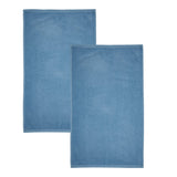 Catherine Lansfield Quick Dry 400gsm 2 Piece Bath Sheet Towel Bale - Blue - Quick Dry Sheet Pair Blue