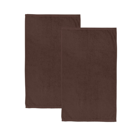 Catherine Lansfield Quick Dry 400gsm 2 Piece Bath Sheet Towel Bale - Black - Quick Dry Sheet Pair Chocolate