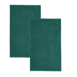 Catherine Lansfield Quick Dry 400gsm 2 Piece Bath Sheet Towel Bale - Forest Green - Quick Dry Sheet Pair Green