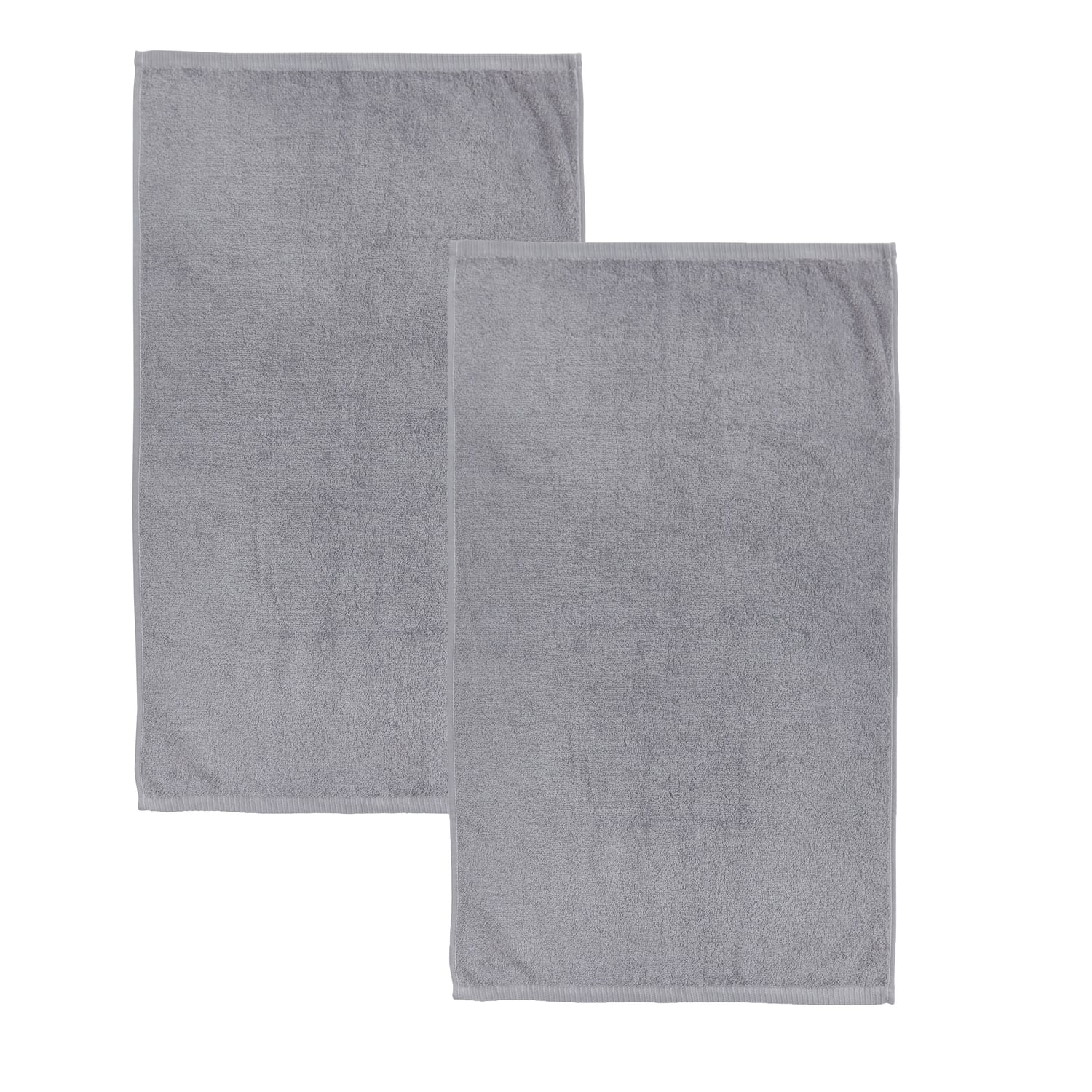 Catherine Lansfield Quick Dry 400gsm 2 Piece Bath Sheet Towel Bale - Grey - Quick Dry Sheet Pair Grey