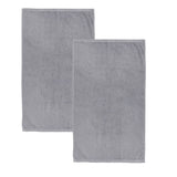 Catherine Lansfield Quick Dry 400gsm 2 Piece Bath Sheet Towel Bale - Grey - Quick Dry Sheet Pair Grey