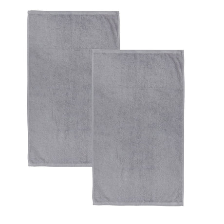 Catherine Lansfield Quick Dry Cotton 8 Piece Towel Bale - Grey - Quick Dry Sheet Pair Grey