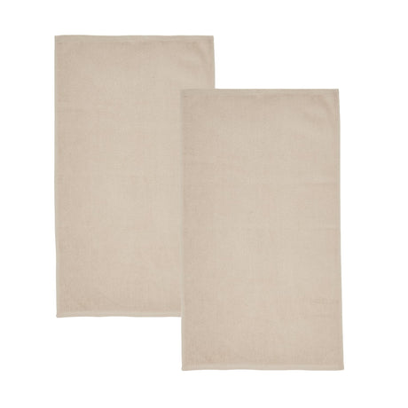 Catherine Lansfield Quick Dry 400gsm 2 Piece Bath Sheet Towel Bale - Natural - Quick Dry Sheet Pair Natural
