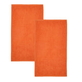 Catherine Lansfield Quick Dry 400gsm Cotton Towel - Orange - Quick Dry Sheet Pair Orange