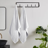 Catherine Lansfield Quick Dry 400gsm 2 Piece Bath Sheet Towel Bale - White - Quick Dry Sheet Pair White