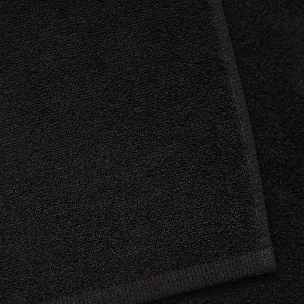Catherine Lansfield Quick Dry 400gsm 2 Piece Bath Sheet Towel Bale - Black - Quick Dry Towels Black Towel