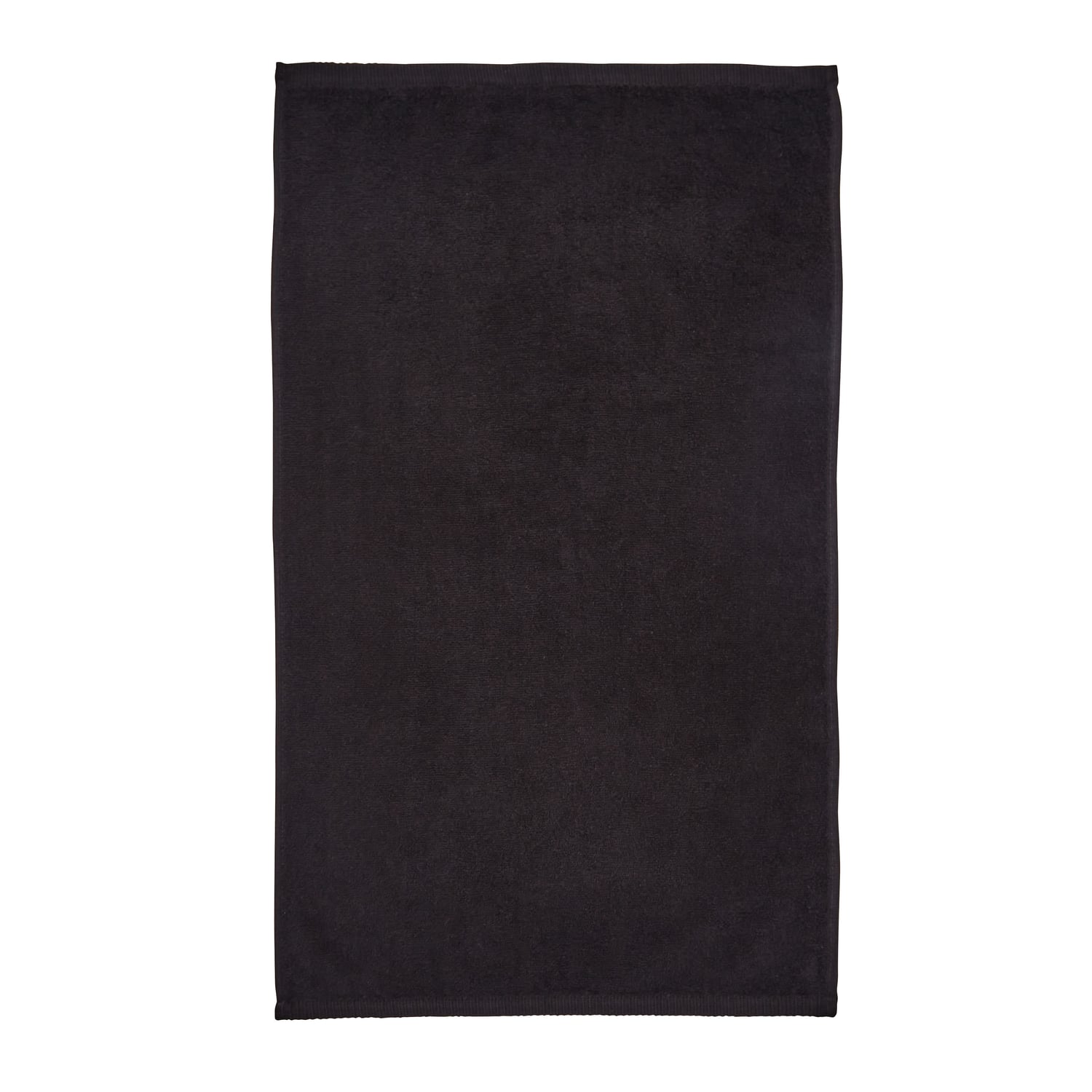 Catherine Lansfield Quick Dry 400gsm 2 Piece Bath Sheet Towel Bale - Black - Quick Dry Towels Black Towel