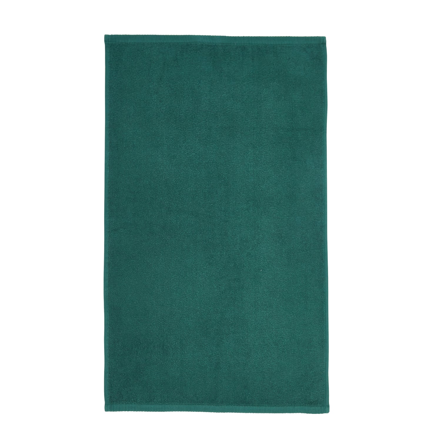 Catherine Lansfield Quick Dry Cotton Face Cloths 4 Pack 30x30cm - Forest Green - Quick Dry Towel Green