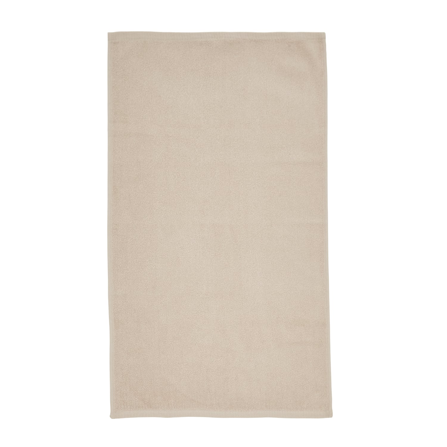 Catherine Lansfield Quick Dry Cotton Face Cloths 4 Pack 30x30cm - Natural - Quick Dry Towel Natural