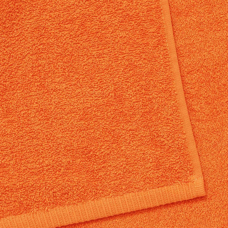 Catherine Lansfield Quick Dry Cotton Face Cloths 4 Pack 30x30cm - Orange - Quick Dry Towel Orange