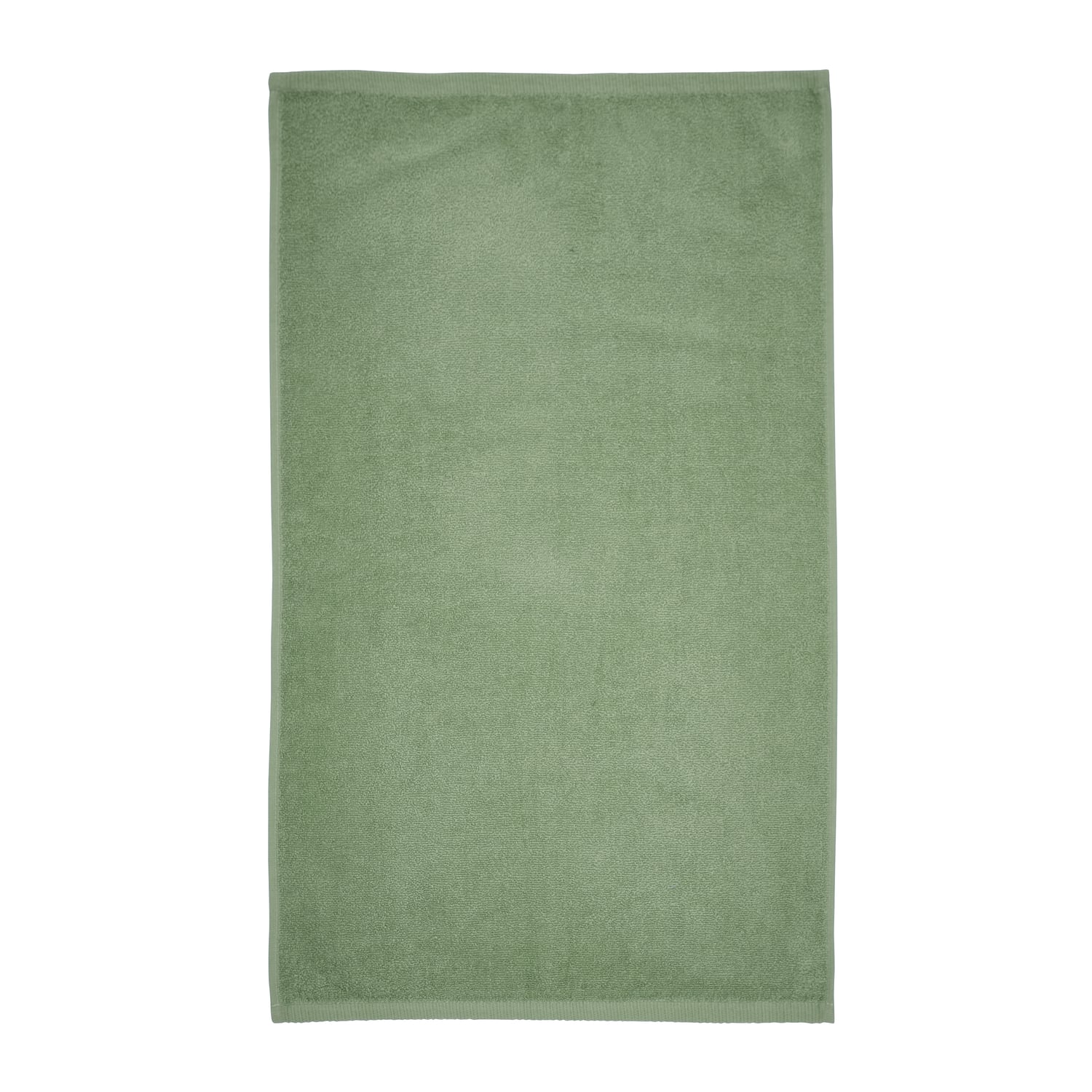 Catherine Lansfield Quick Dry Cotton Face Cloths 4 Pack 30x30cm - Sage Green - Quick Dry Towel Sage Green