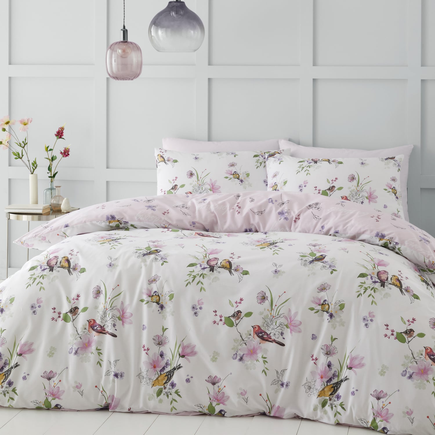 Catherine Lansfield Songbird Duvet Cover Set