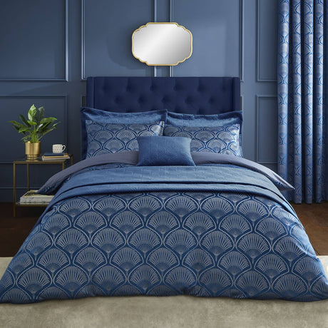 Catherine Lansfield Art Deco Pearl Duvet Cover Set
