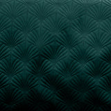 Catherine Lansfield Art Deco Pearl Bedspread - Art Deco Pearl Teal Bedspread