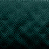 Catherine Lansfield Art Deco Pearl Bedspread - Art Deco Pearl Teal Bedspread