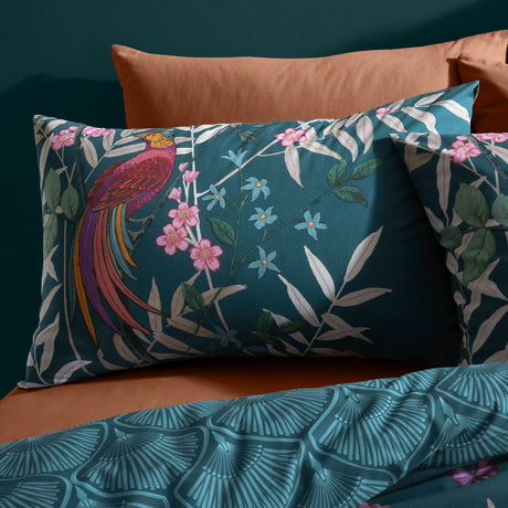 Catherine Lansfield Tropical Floral Birds Duvet Cover Set - Tropical Birds