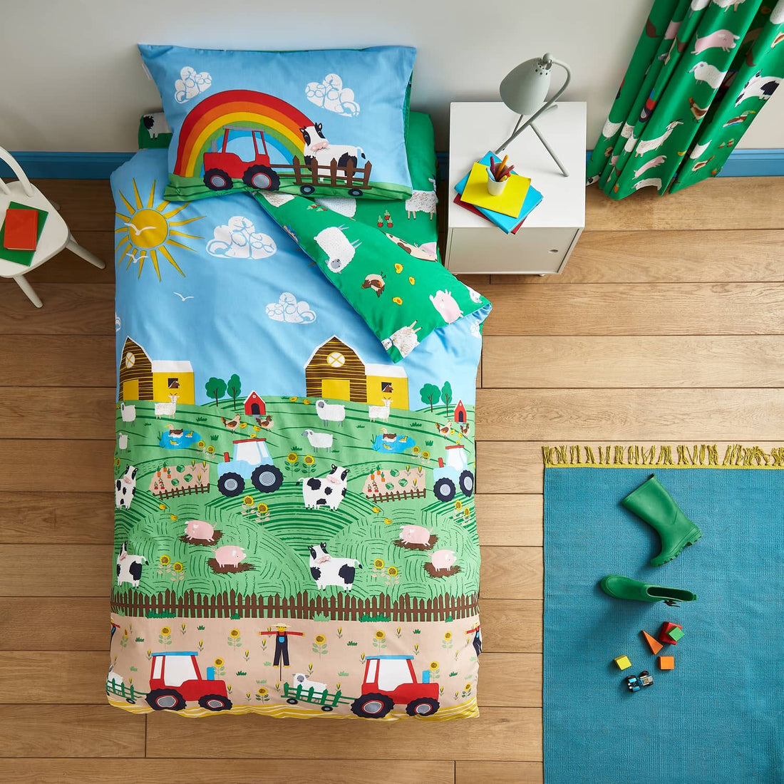 Catherine Lansfield Farmyard Animals Duvet Cover Set