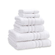 Catherine Lansfield Zero Twist 6 Piece Cotton Towel Bale Set 500GSM - White