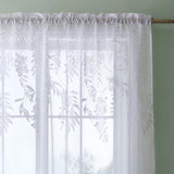 Catherine Lansfield Wisteria Floral Voile Curtain Panel - Wisteria Floral Voile