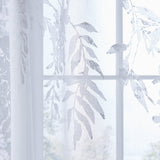 Catherine Lansfield Wisteria Floral Voile Curtain Panel - Wisteria Floral Voile