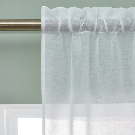 Countryside Floral Slot Top Voile Curtain Panel by Catherine Lansfield