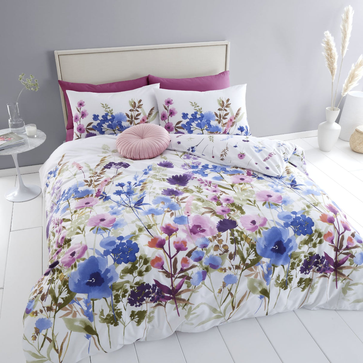 Catherine Lansfield Countryside Floral Duvet Cover Set