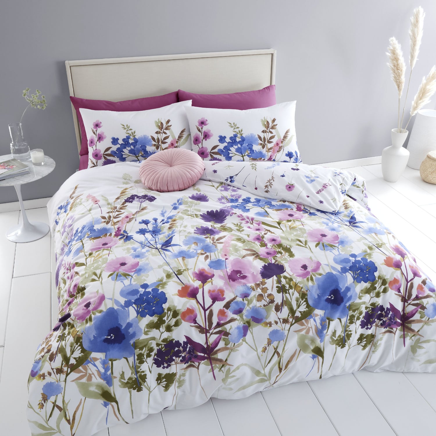 Catherine Lansfield Countryside Floral Duvet Cover Set - Countryside Floral (With Accessories)