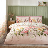 Catherine Lansfield Countryside Floral Blue Wallpaper - Countryside Floral Pink