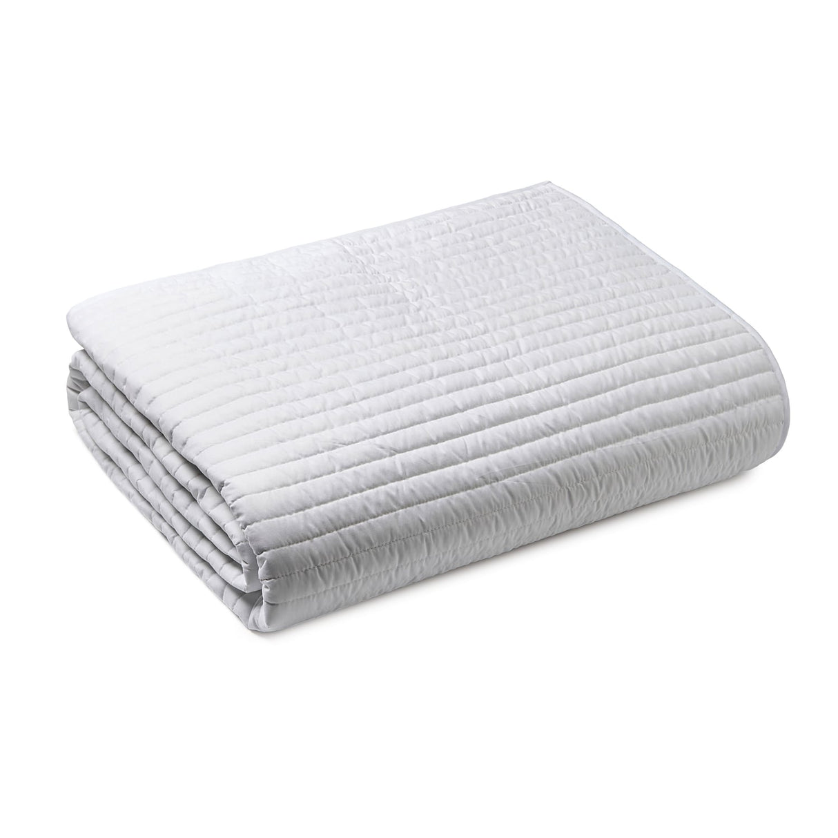 Bianca Fine Linens Quilted Lines Bedspread - Quilted Lines Bedspread White
