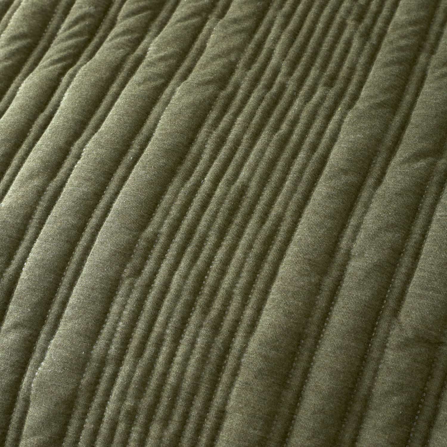 Pineapple Elephant Tamba Jersey Stripe Duvet Cover Set - Tamba Jersey Stripe Duvet Set Olive