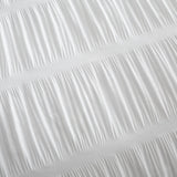 Catherine Lansfield Seersucker Duvet Cover Set - Seersucker Duvet Set White