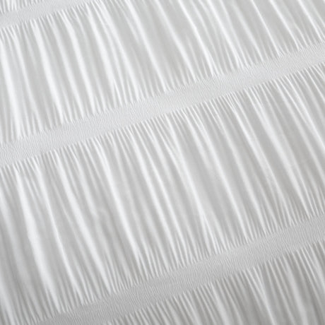 Catherine Lansfield Seersucker Duvet Cover Set - Seersucker Duvet Set White