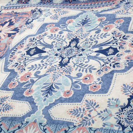 Catherine Lansfield Boho Patchwork Beige Duvet Cover Set - Boho Patchwork Duvet Set