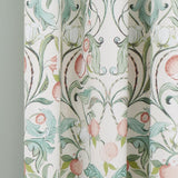 Catherine Lansfield Clarence Floral Natural Lined Eyelet Curtains 66 x 72 Inch Polycotton - Clarence Floral Curtains