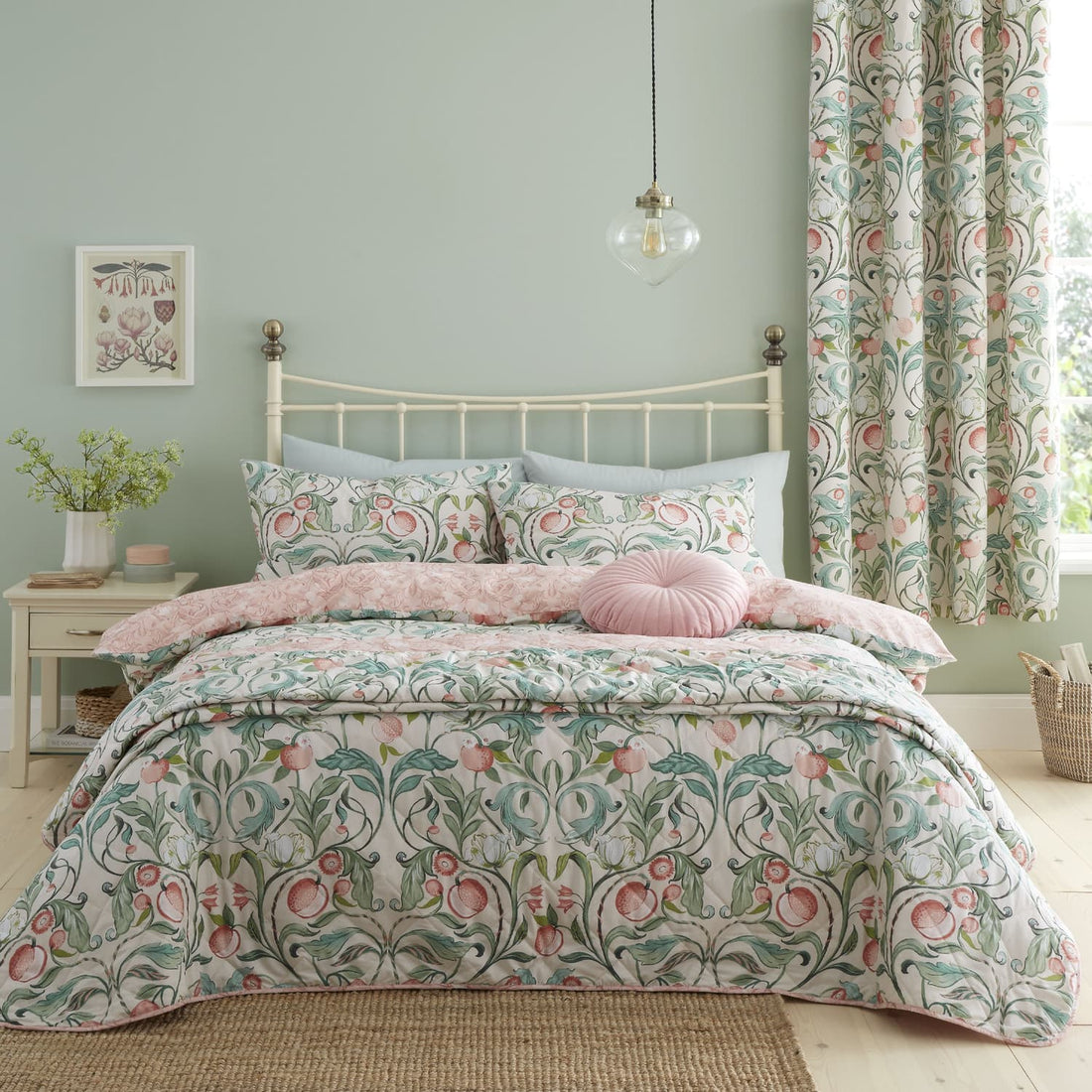 Catherine Lansfield Clarence Floral Duvet Cover Set