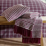 Catherine Lansfield Stab Stitch Filled Cushion 43cm x 43cm - Plum image 4