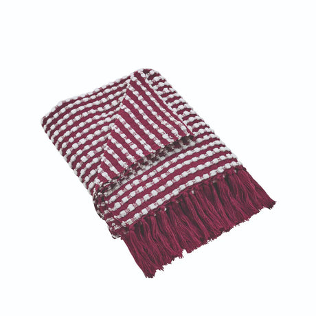 Stab Stitch Throw 125cm x 150cm by Catherine Lansfield