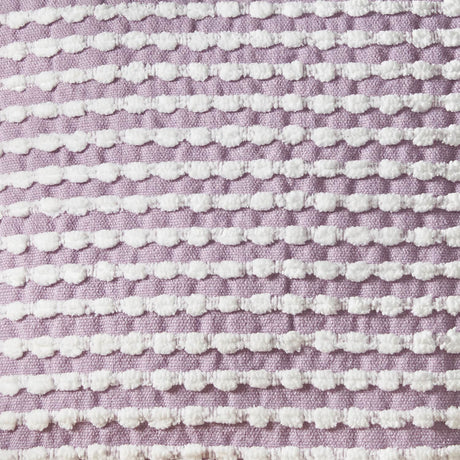Catherine Lansfield Stab Stitch Filled Cushion 43cm x 43cm - Lilac - Stab Stitch Lilac Cushion