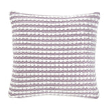 Catherine Lansfield Stab Stitch Filled Cushion 43cm x 43cm - Lilac - Stab Stitch Lilac Cushion