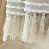 Catherine Lansfield Stab Stitch Throw – Natural – 125cm x 150cm - Stab Stitch Throw Natural