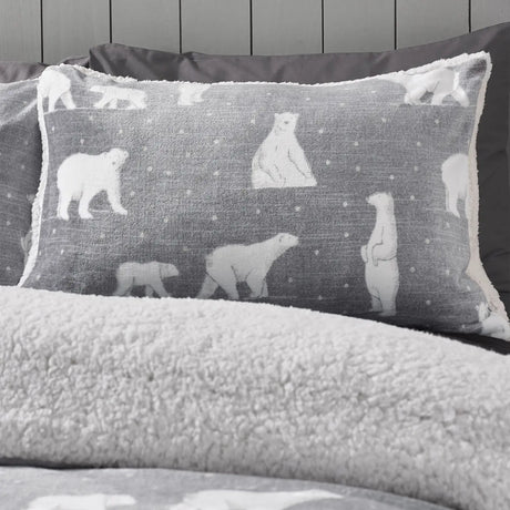 Catherine Lansfield Cosy Polar Bear Duvet Cover Set 3