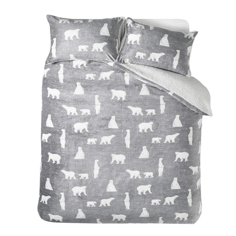 Catherine Lansfield Cosy Polar Bear Duvet Cover Set 5