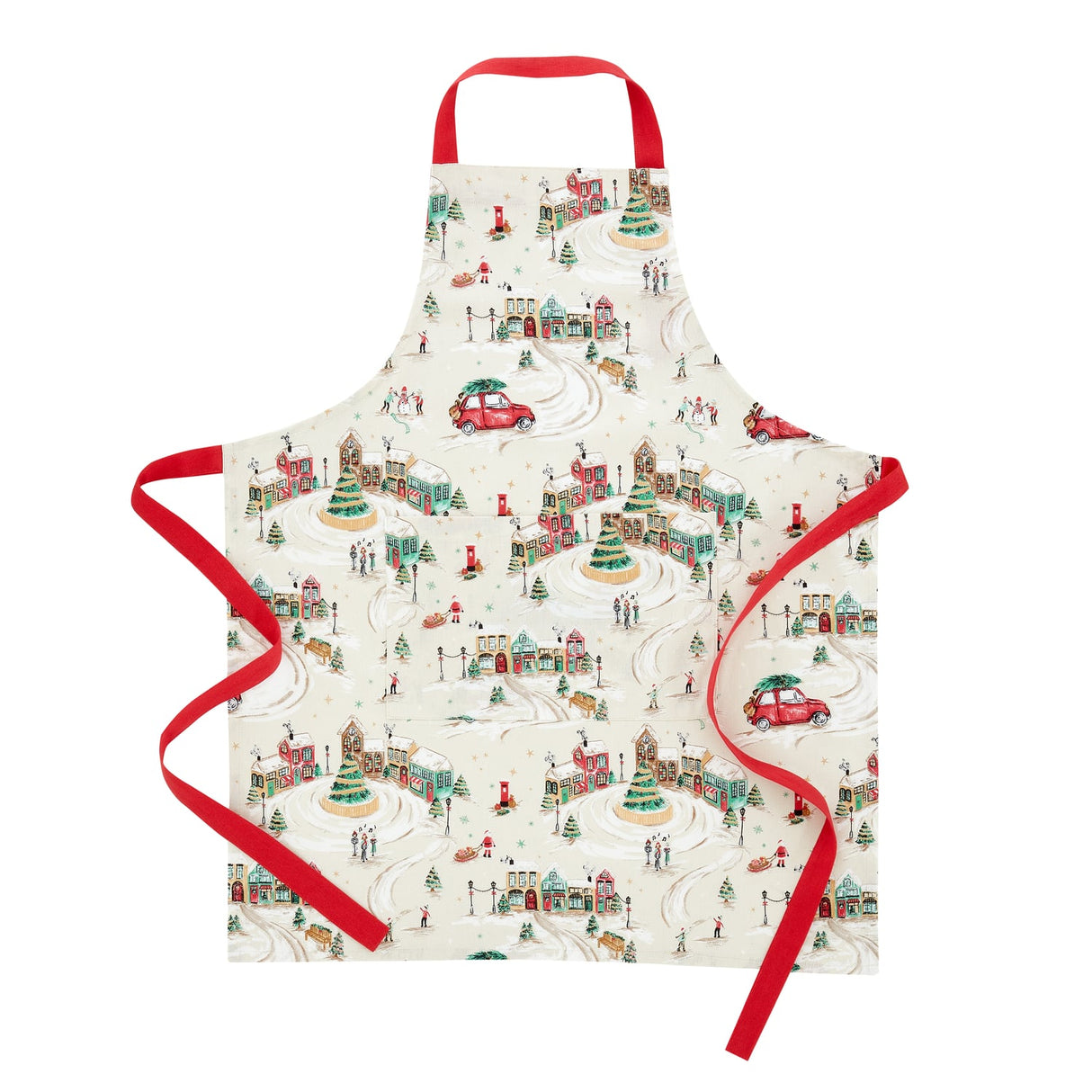 Catherine Lansfield Christmas Town Cotton Apron - Christmas Town Apron