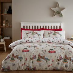 Catherine Lansfield Christmas Town Duvet Cover Set