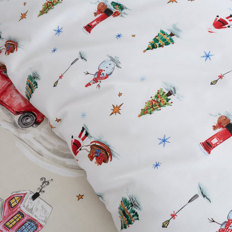 Catherine Lansfield Christmas Town Duvet Cover Set - Christmas Town Duvet Set